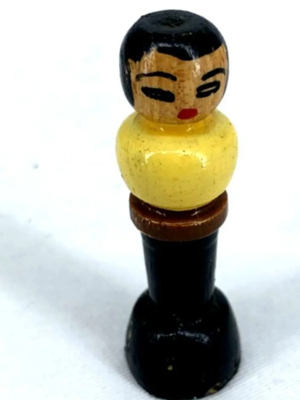 Mini Kokeshi Doll Japanese Wooden Hand Painted Small Traditional 2.5